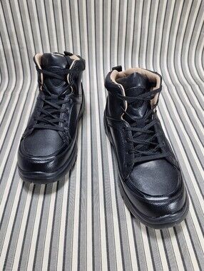 Mt Emey 9606 Men’s Diabetic Boots Black Size 11.5 4E New In Box